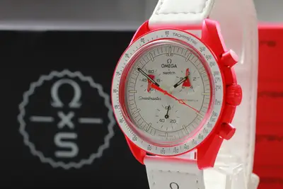 Omega Swatch SO33R100 Speedmaster MISSION TO