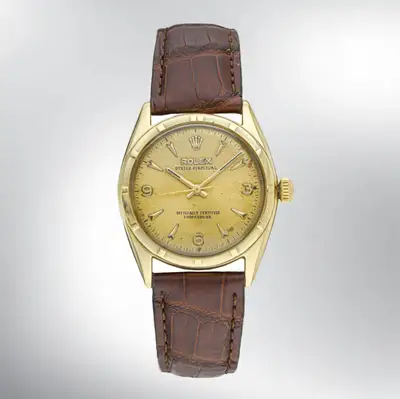 Rolex Oyster Perpetual Bubbleback in 14K