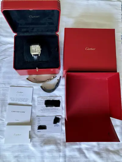 Cartier Santos-Dumont Large Model WSSA0022 Delugs