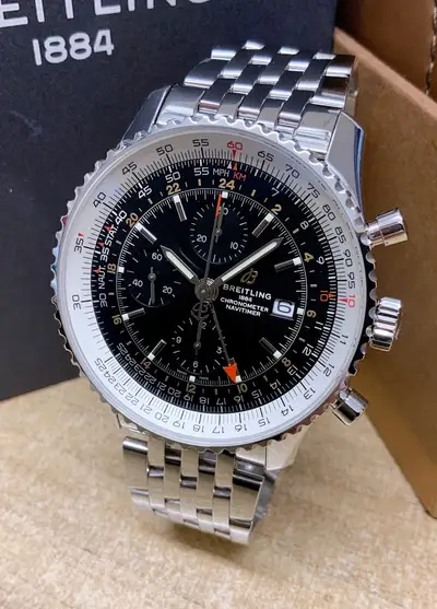 Breitling Navitimer Chronograph GMT 46 A24322121B2A1