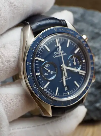 Omega Speedmaster Titanium 44 Blue 95%