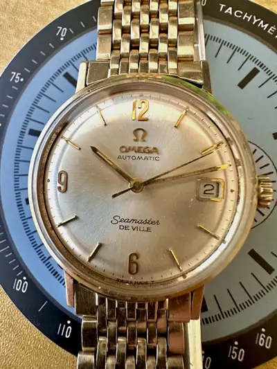 Omega Seamaster Deville Calendar 14K Solid
