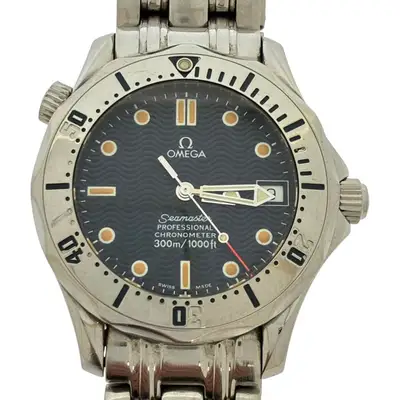 Omega Seamaster Diver Date SS Boys