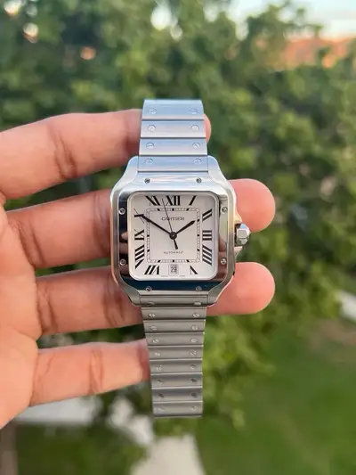 Cartier De Santos Large Immaculate S/S