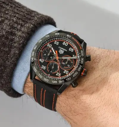 TAG Heuer Carrera Porsche Orange Racing