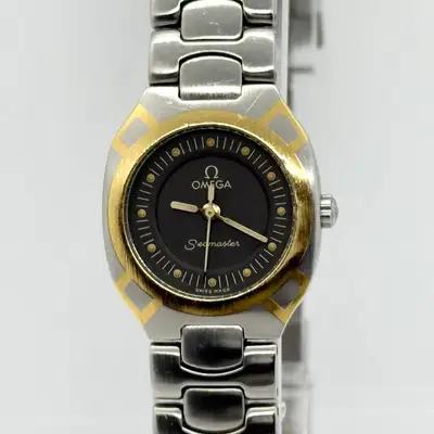 Omega Seamaster 7961022 Gray QZ SS/YG