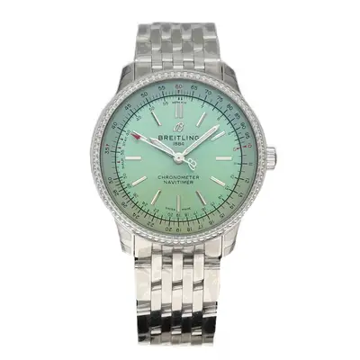 Breitling A17395 Navitimer Steel Green Women's