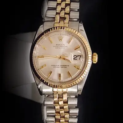 Rolex Datejust Men 2Tone 14K Gold