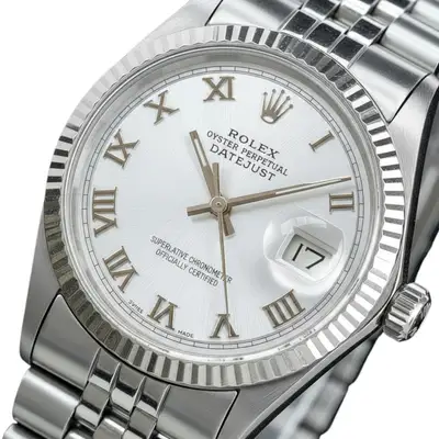 Rolex Datejust Stainless Steel Silver w
