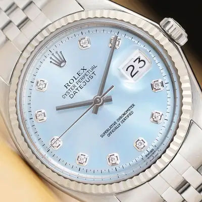 Rolex DATEJUST ICE BLUE 18K WHITE