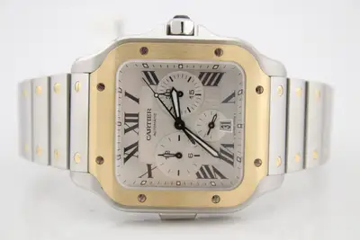 Cartier Santos XL Chronograph 18k Yellow