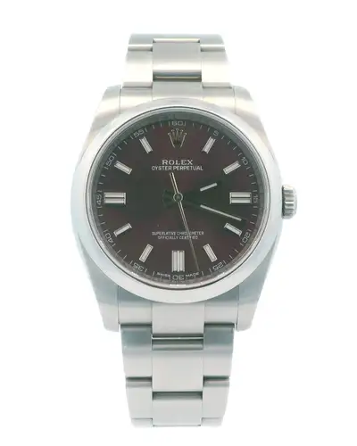 Rolex Oyster Perpetual 116000 Red- Steel