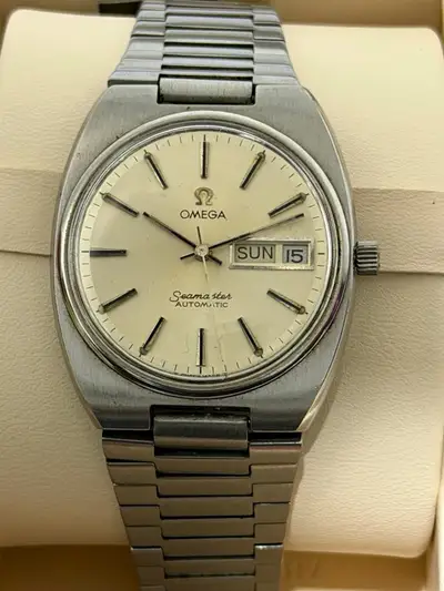 Omega Seamaster day/date stainless steel