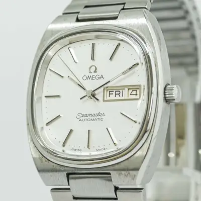 Omega Seamaster Cal.1020 Silver Day/Date TV
