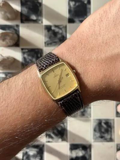 Omega Seamaster Gold Tone Men’s Date