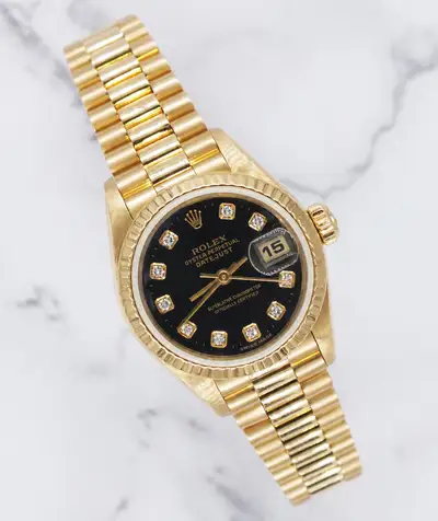 Rolex Stunning 18ct Gold Rolex Datejust Factory