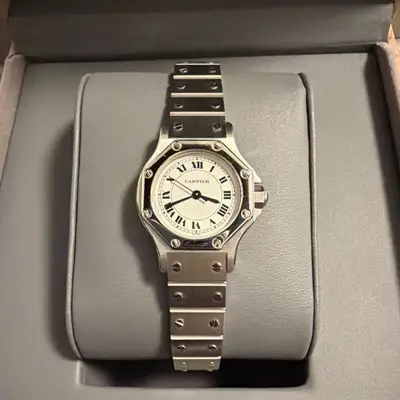 Cartier Santos Octagon SM Stainless Steel