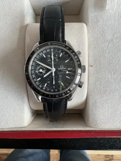 Omega Speedmaster Tripledate ,strap, service card