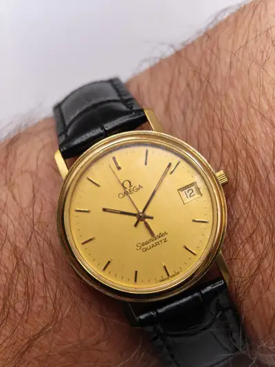 Omega Stunning Omega Seamaster Gold Plated Circa