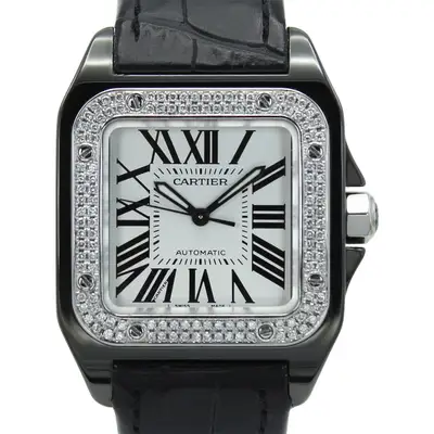 Cartier Santos 100 Midi 2878 Custom
