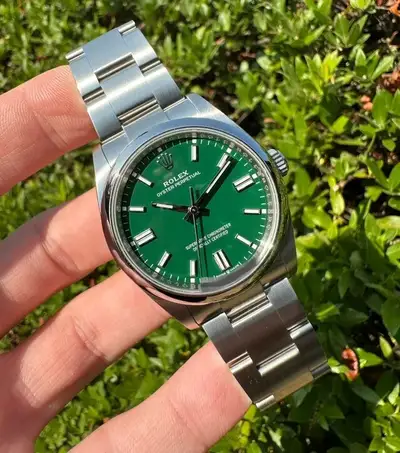 Rolex Oyster Perpetual Green stickers 126000