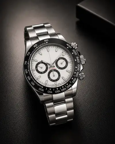 Unknown Men’s Chronograph Style Watches-Silver,Gold and Rubber