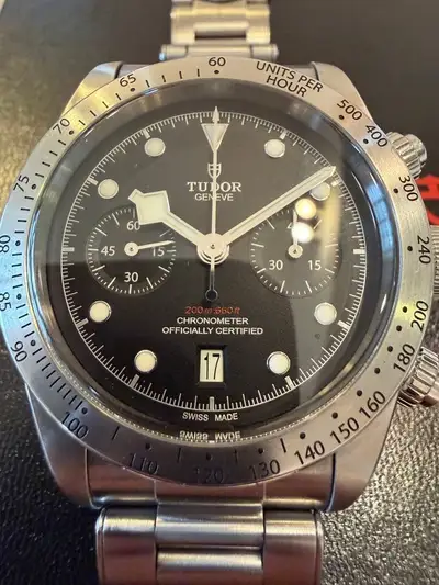Tudor Heritage Black Bay Chrono Black