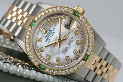 Rolex Datejust White Mother Of Two
