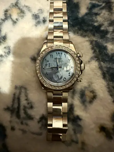 Seiko Oyster Perpetual Bracelet Diamond Bezel