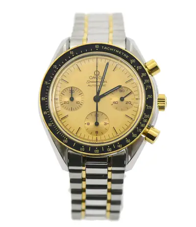 Omega Omega Speedmaster Reduced 18K/Stainless Steel Watch 175.0032