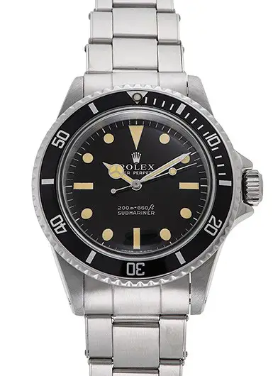 Rolex Submariner 5513 Stainless Steel Rotating