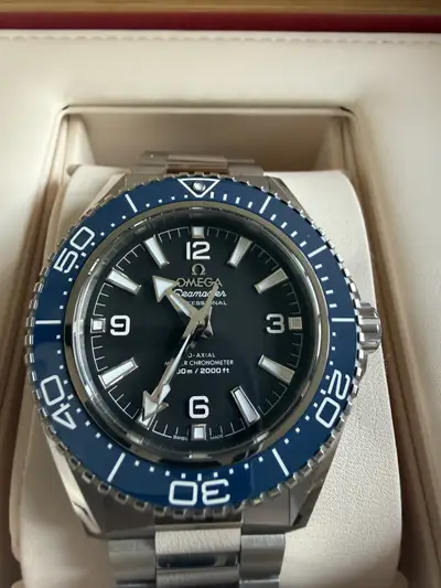 Omega Seamaster Planet Ocean Co-Axial Blue