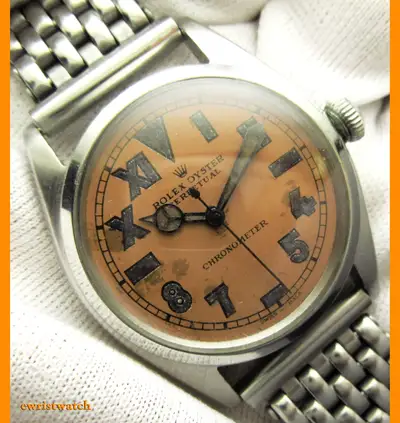 Rolex Oyster Perpetual Chronometer Bubbleback Salmon