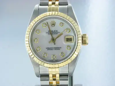 Rolex DATEJUST STAINLESS STEEL GOLD DIAMOND