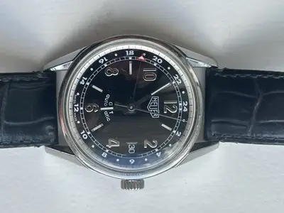 Unknown Heuer GMT 38 Stainless Steel