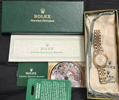 Rolex Oyster Perpetual White Two-Tone w