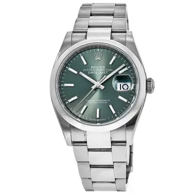 Rolex Datejust 36 Stainless Steel Green