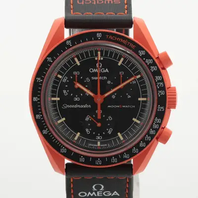 Omega x swatch Speedmaster missions on
