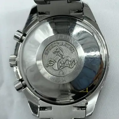 Omega OMEGA 3523.30 Silver Dial SS Speedmaster Day-Date Triple Calendar Auto Men Watch