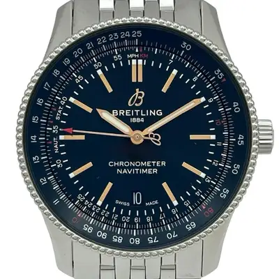 Breitling A17326 Navitimer 41 Black Stainless