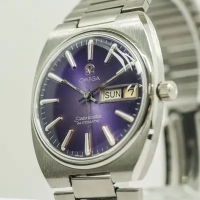 Omega Seamaster Cal.1020 Purple Day/Date