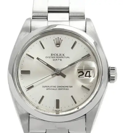 Rolex Oyster Perpetual Date 1500 Silver