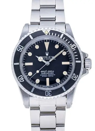 Rolex Submariner 5512 Stainless Steel Rotating