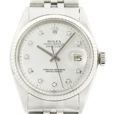 Rolex Datejust 18K White Gold SS