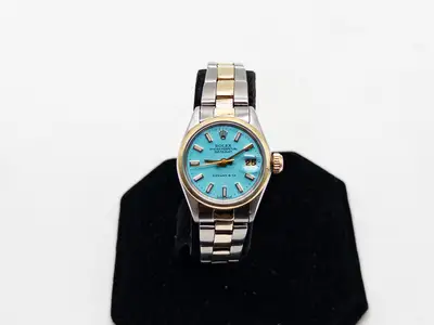 Rolex $13000 ROLEX DATEJUST TIffany Co BLUE