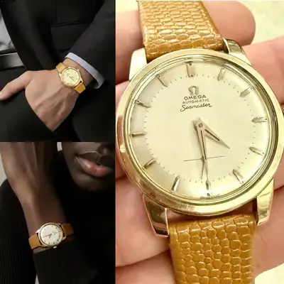 Omega ✨Omega Seamaster 14K Gold Capped Cal.501