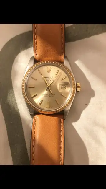 Rolex Oyster Perpetual Date Steel Gold