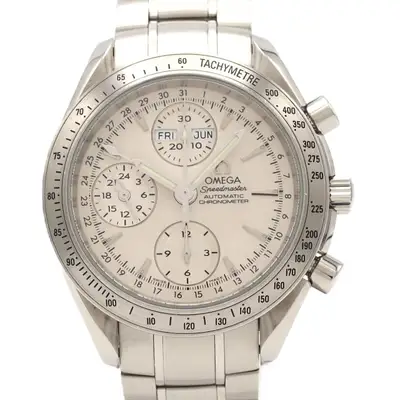Omega Authentic Omega Speedmaster Day-Date 3221.30 Stainless Steel Mechanical Auto...
