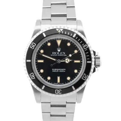 Rolex Submariner No-Date 5513 Patina Black