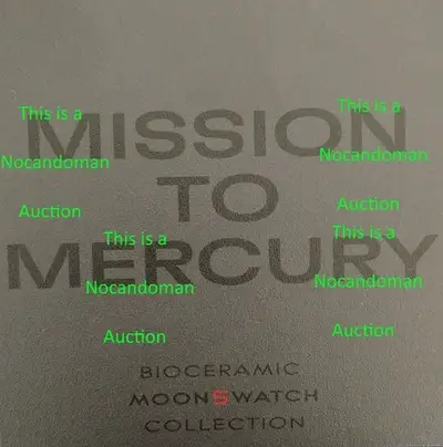 Omega ONE OMEGA SWATCH SPEEDMASTER MOONSWATCH MISSION